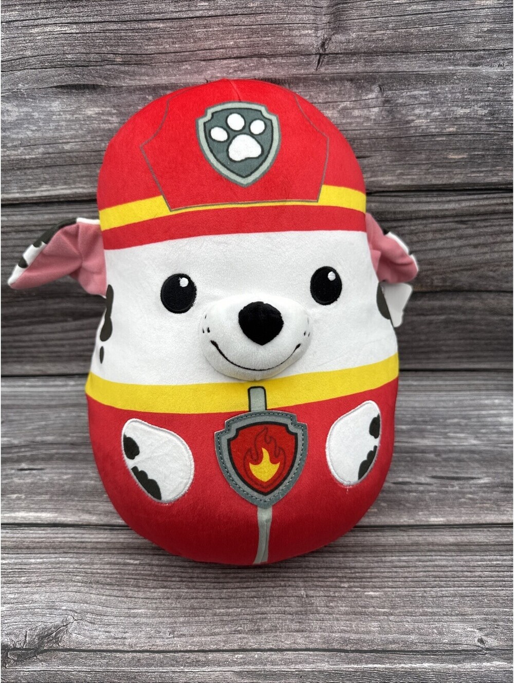 Paw Patrol Sqishy Pillow (Marshall) / Marcus NWT Soft Plush Toy Nickelodeon